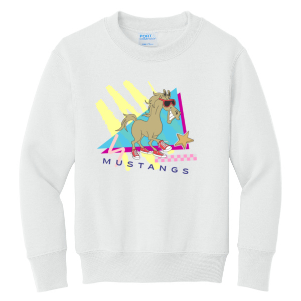 Maplewood - Youth Core Fleece Crewneck Sweatshirt (retro) Thumbnail